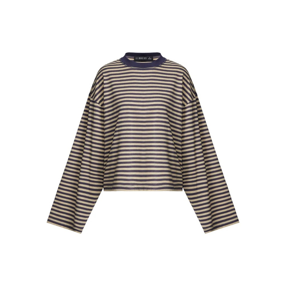 Lioness BLOOM LONG SLEEVE | BEIGE STRIPE C5 - Picture 3 of 6